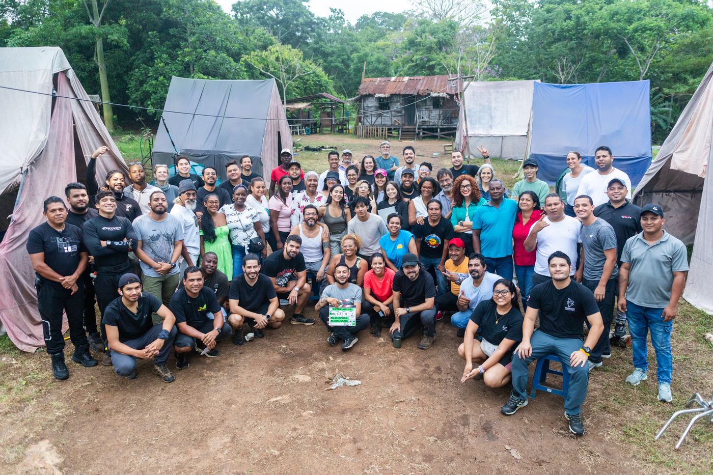 Full production crew